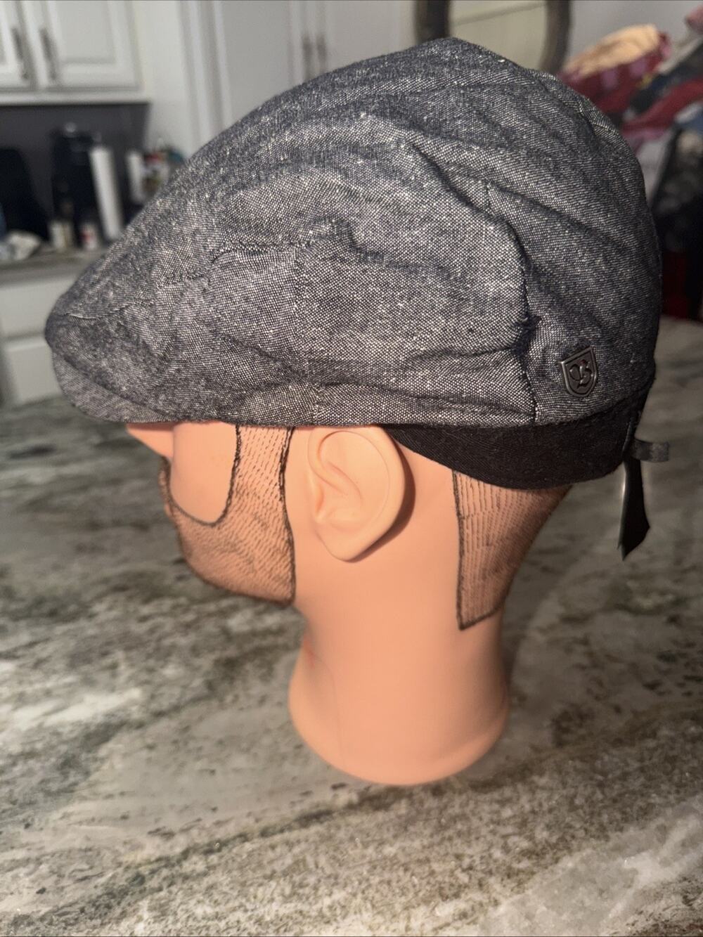 Brixton Hooligan Snap Cap Newsboy ~ Grey/Black (large) -- *Peaky Blinders*